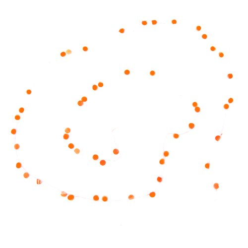 Guirlande Confettis - Orange fluo